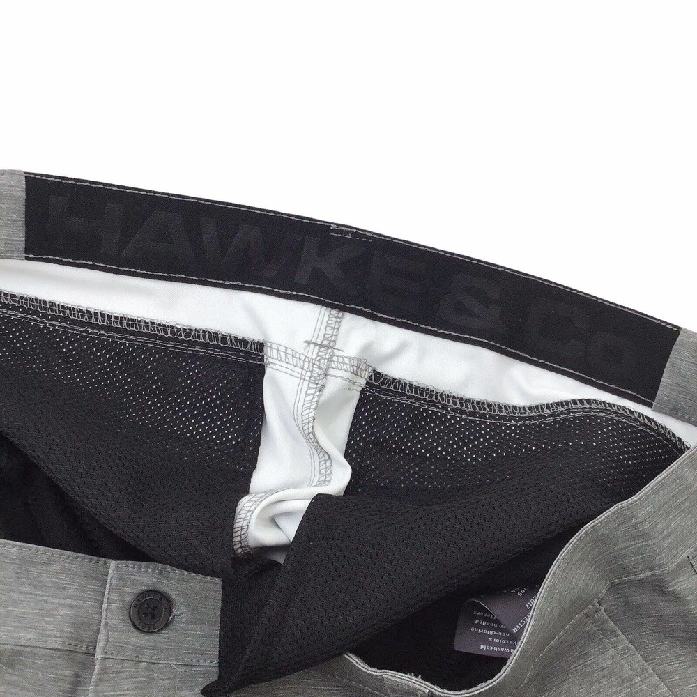 Hawke & Co Shorts Men's Size 40 Chino Stretch Outdoors Casual Gray - Picture 11 of 13